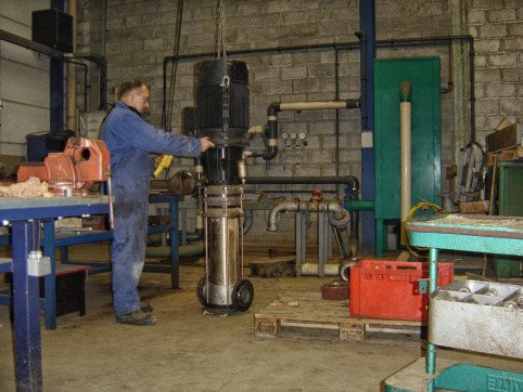 oprichting werkplaats