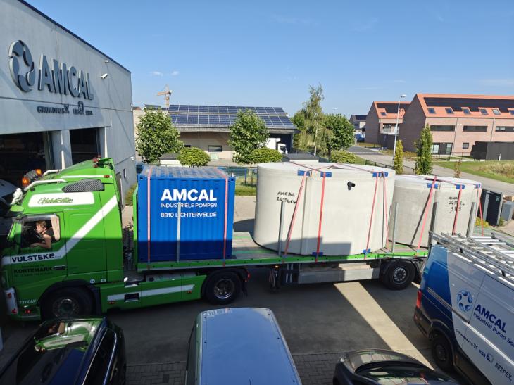 Amcal Pompen container field mobiele installatie prefab pompput (1)